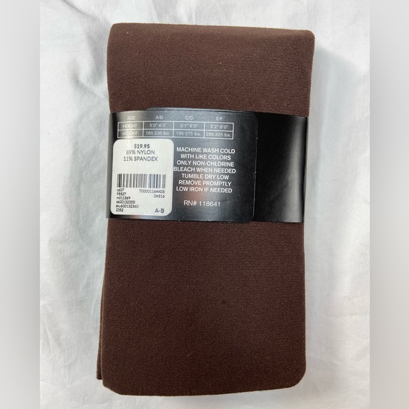 Lane Bryant Tights 2 pairs Brown and Black size Hight waist control top NWT‎
